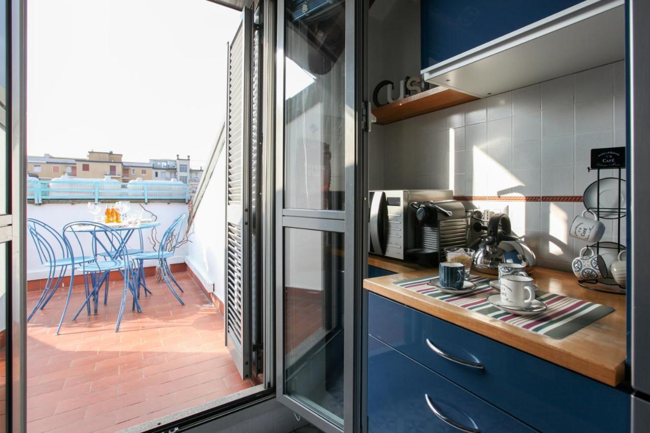 The Cosy Terrace Of Milano- Via Sardegna Apartment Bagian luar foto